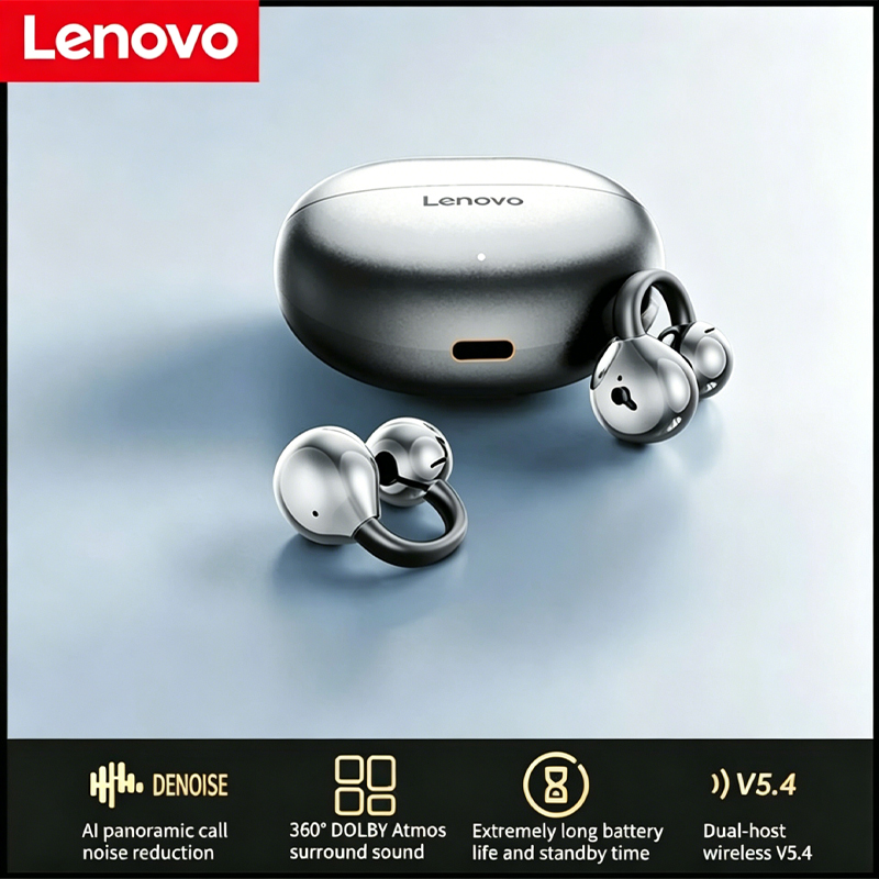 Type C Wired Earphones With Mic - Lenovo TA410 Wireless Bluetooth 5.4 Earphones