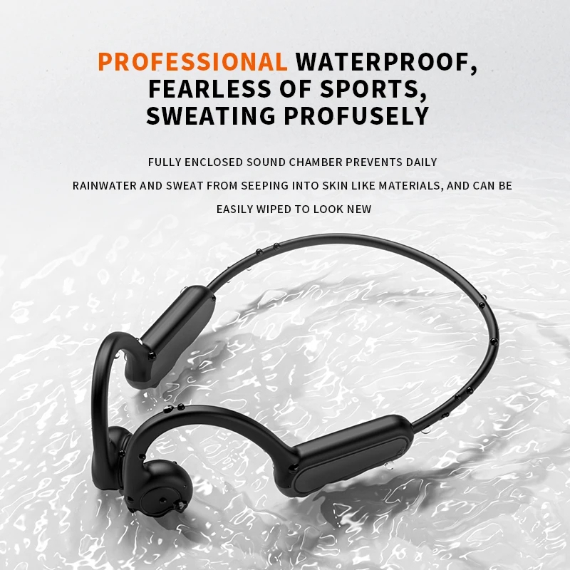 Bone Conduction IPX5 Headphone - Bone Conduction Running Headphones 评论和价格