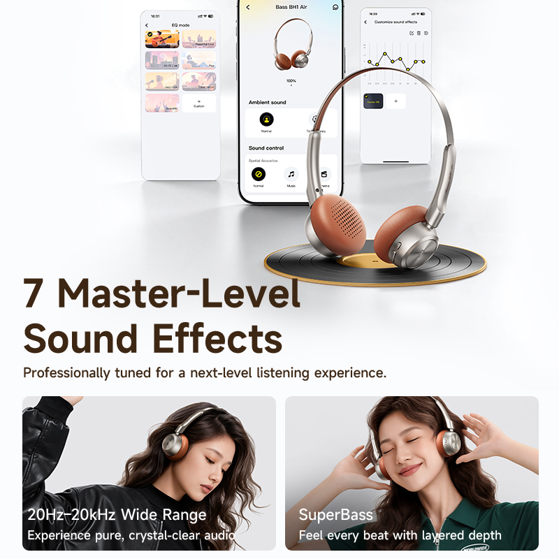 Baseus BH1 Air Wireless Headph - Anc Wireless Over Ear Headphones 评论和价格