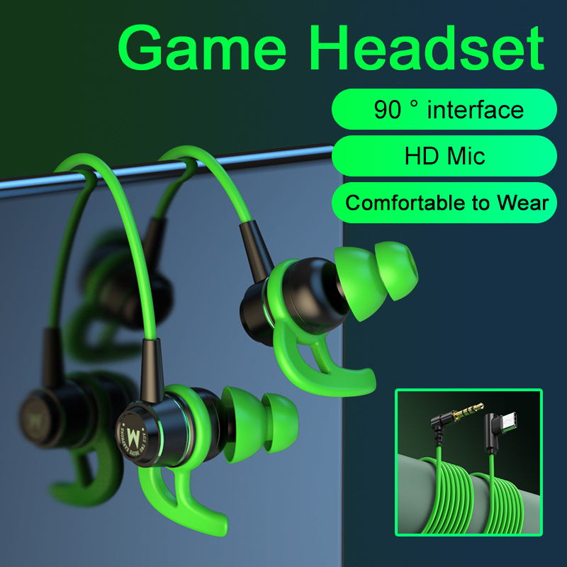 Gaming Headsets HiFi In Ear 90 - Type C Wired Earphones With Mic 评论和价格
