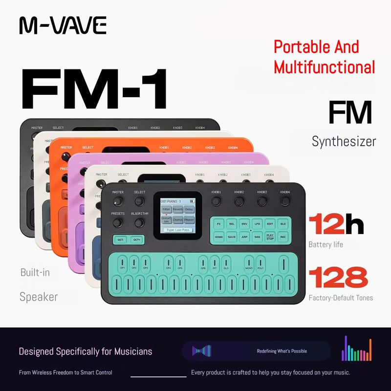 M-VAVE Portable FM1 Pocket Syn - Speakers 评论和价格