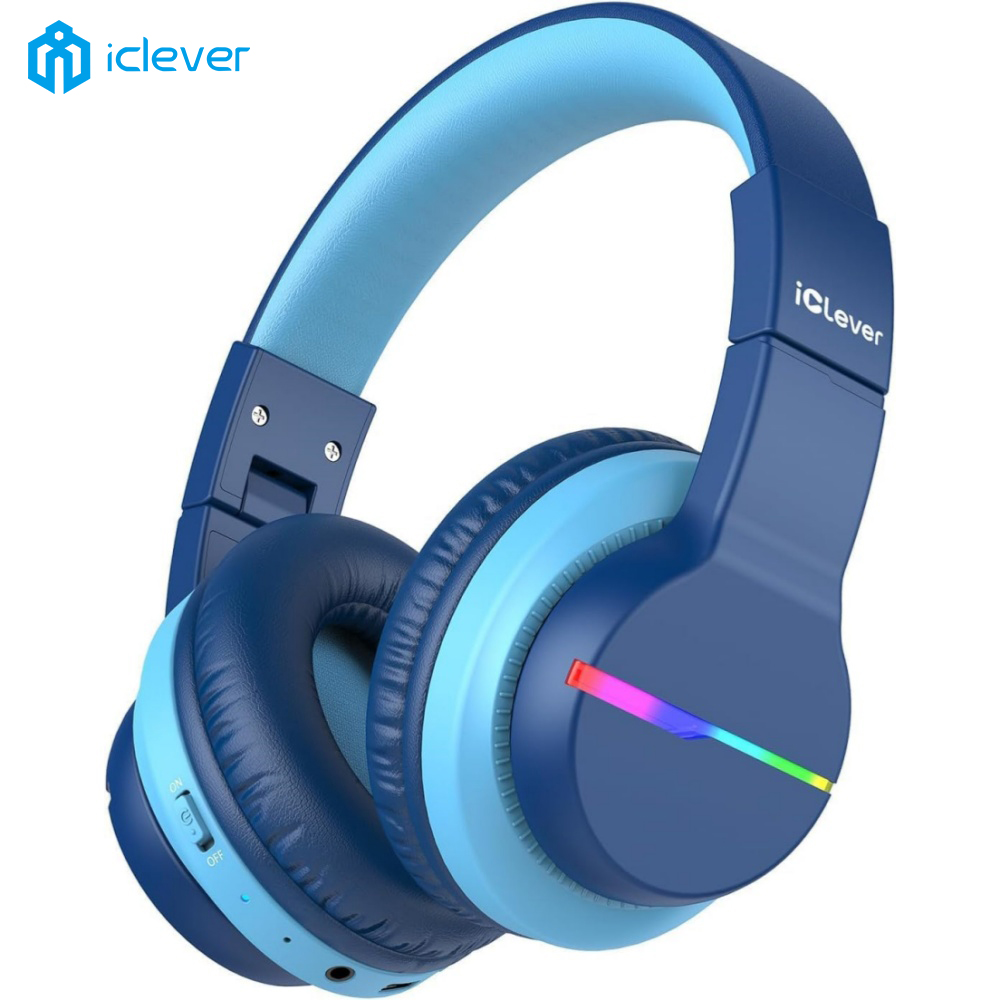 iClever BTH12 Kids Bluetooth H - Anc Wireless Over Ear Headphones 评论和价格