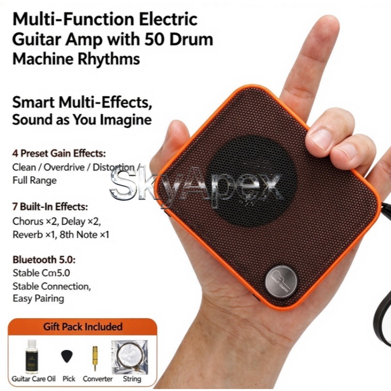 Portable Mini Guitar Speaker O - Speakers 评论和价格