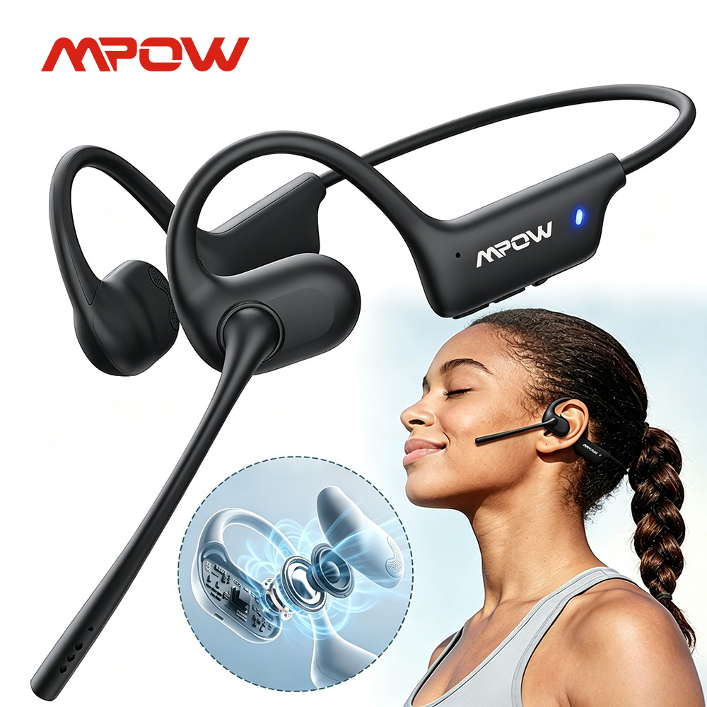 Mpow O1 Open Ear Sport Headpho - Bone Conduction Running Headphones 评论和价格