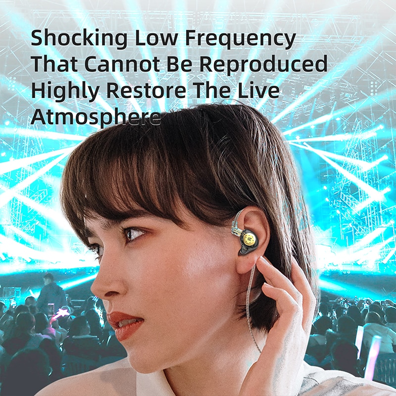 KZ EDX PRO Dynamic Earphones H - In Ear Monitors For Singers 评论和价格