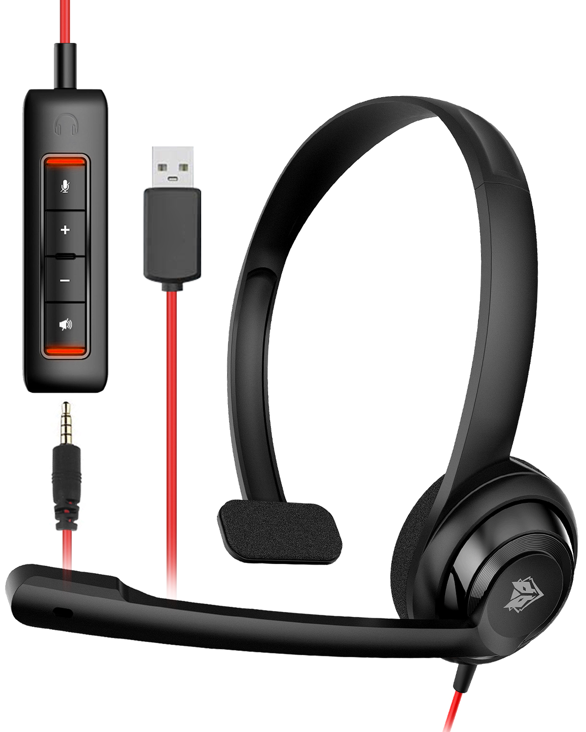 NUBWO HW02 USB Headset with Mi - Type C Wired Earphones With Mic 评论和价格