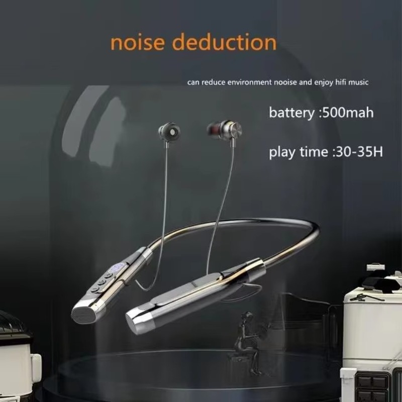 Led Battery Display Type-c Cha - Magnetic Neckband Sports Earphones 评论和价格